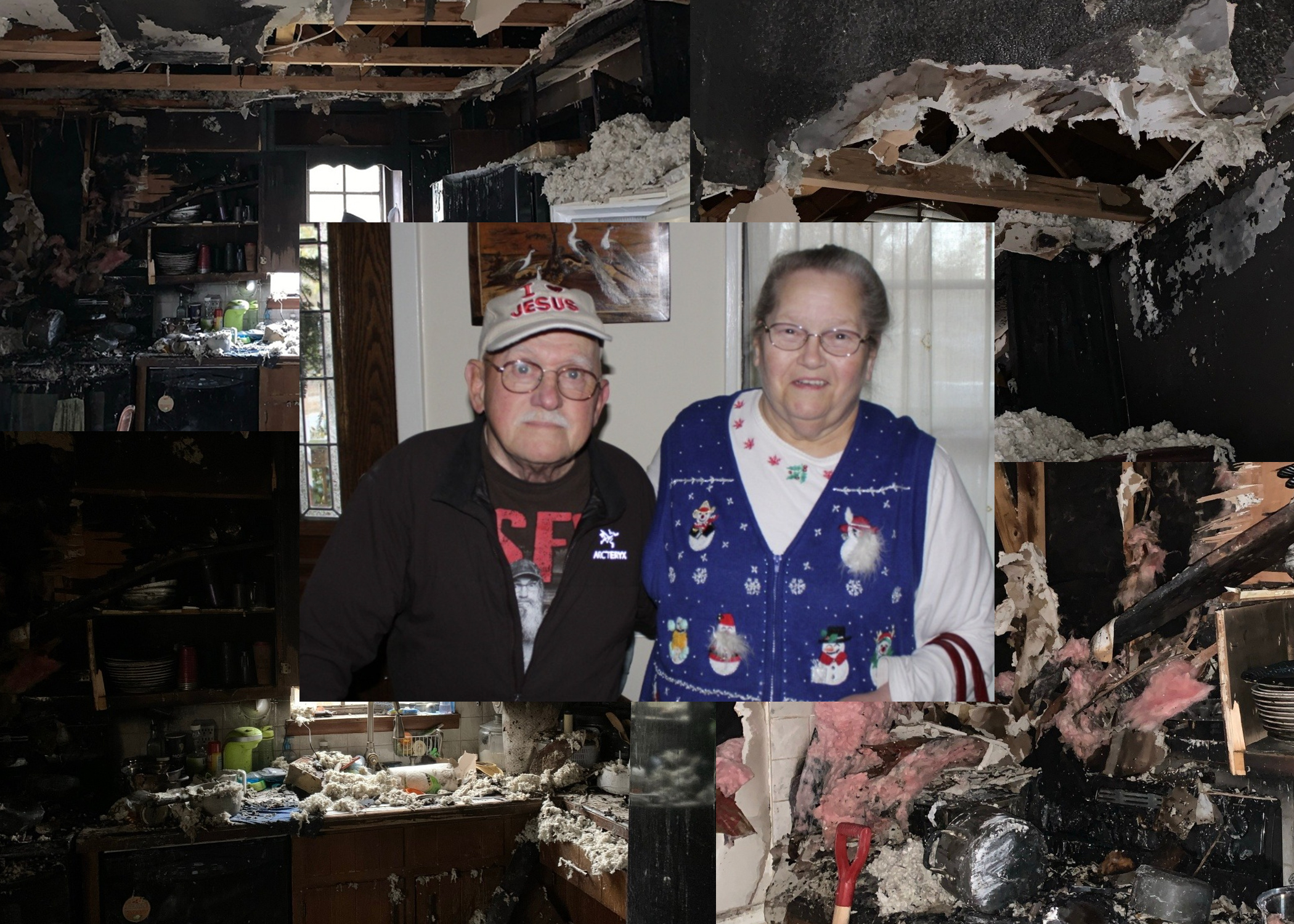 Clay couple 'Nana and Pop' hoping to rebuild after fire