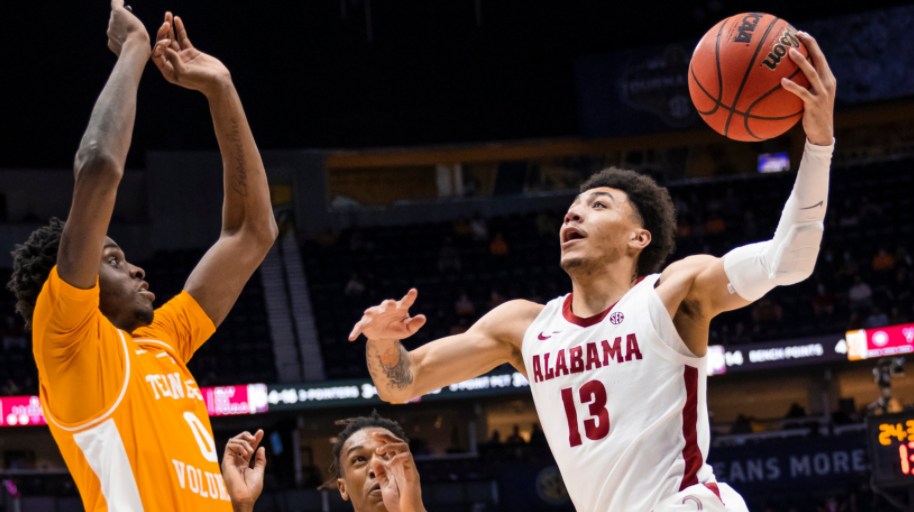 Down 15, No. 6 Alabama rallies past Tennessee in SEC semis