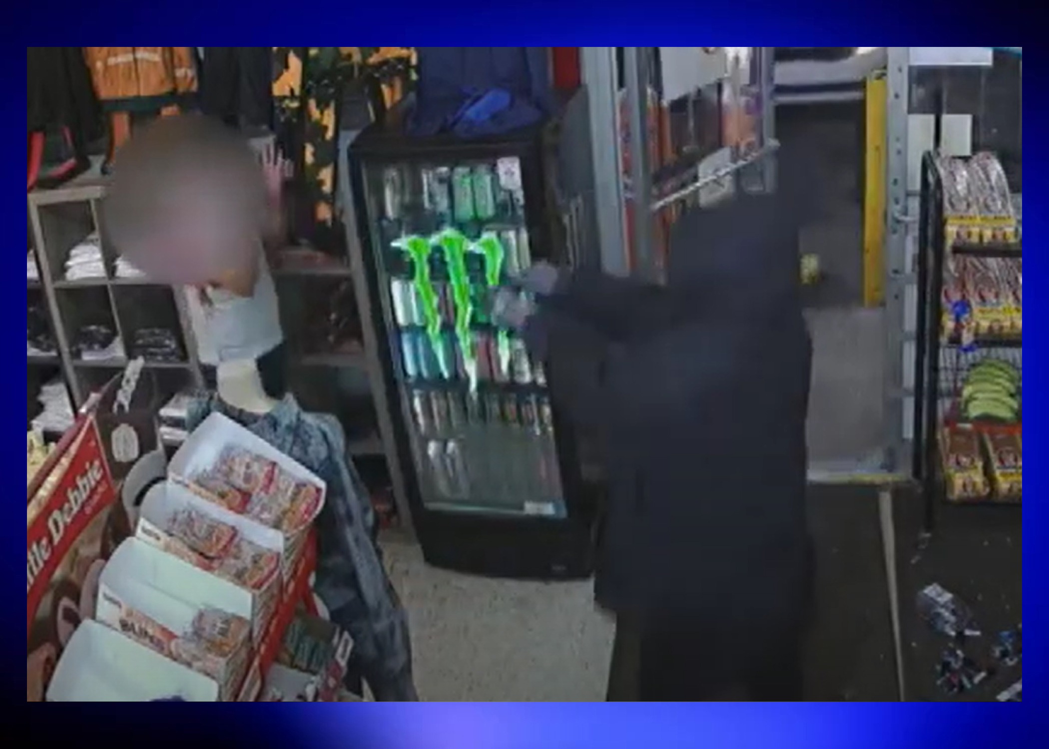 Video shows Birmingham gas station robbery, shooting