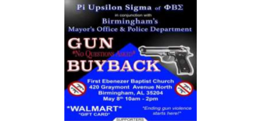 Birmingham PD offering 'no questions asked' gun buyback event