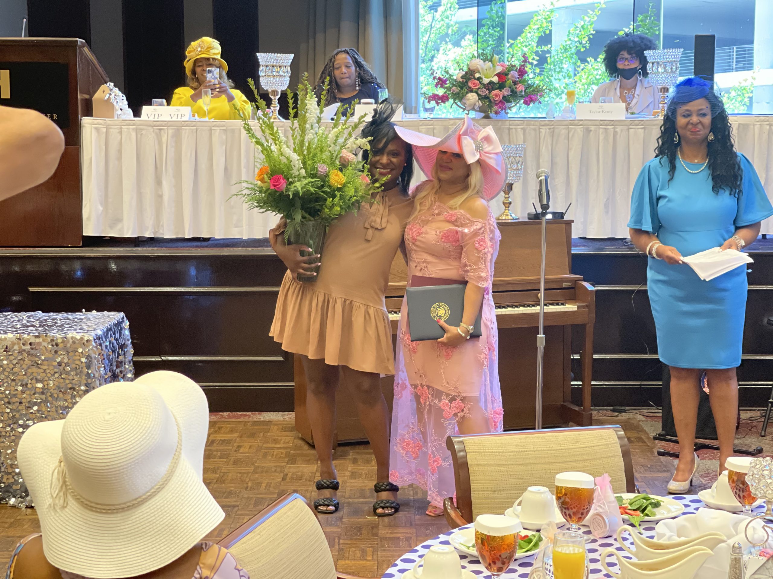 Center Point Council President honored at Beautiful Women in Hats Brunch