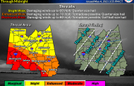 NWS increases risk for some Alabama Counties