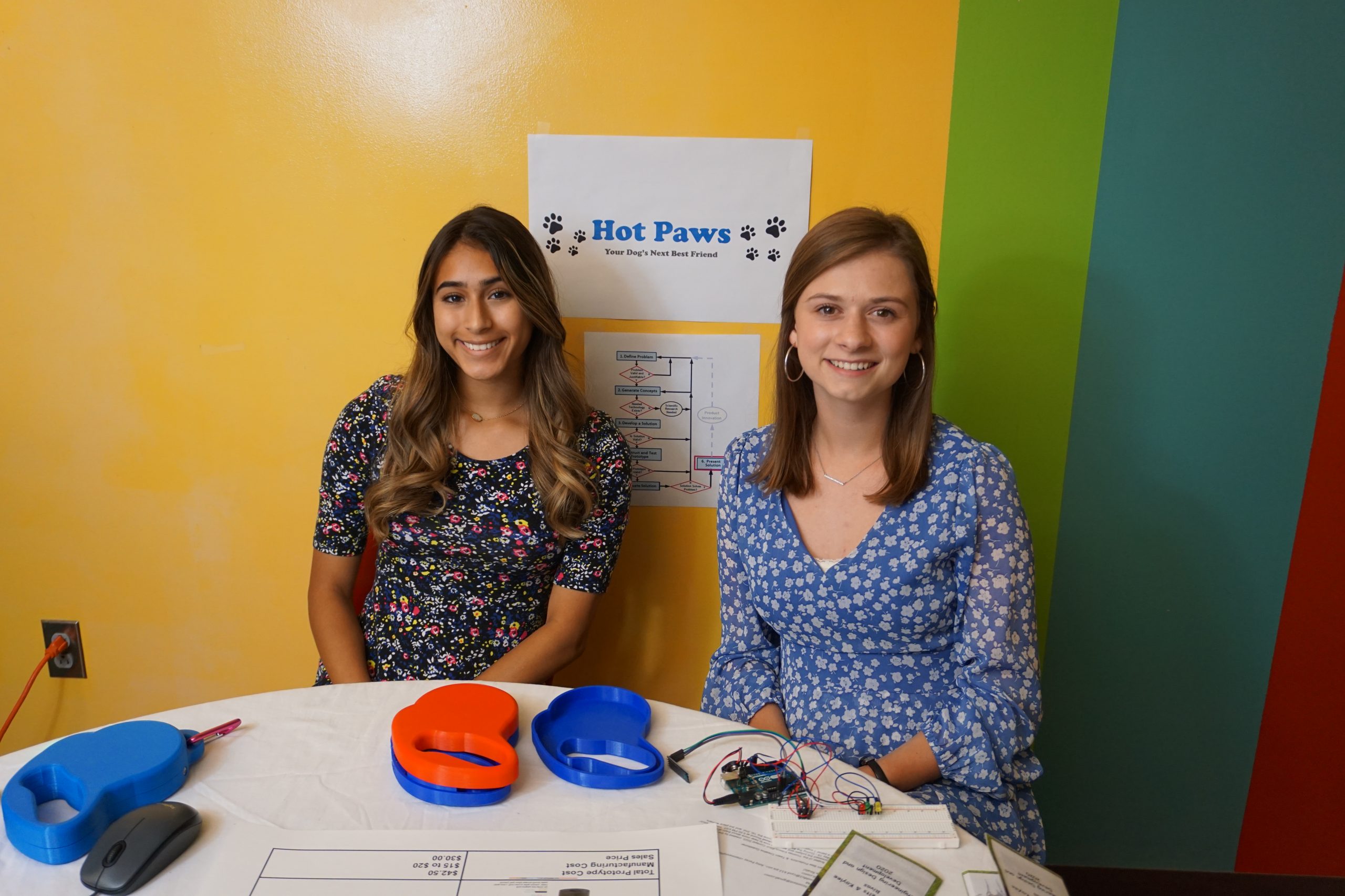 Hewitt-Trussville High School students win national competition with Hot Paws invention