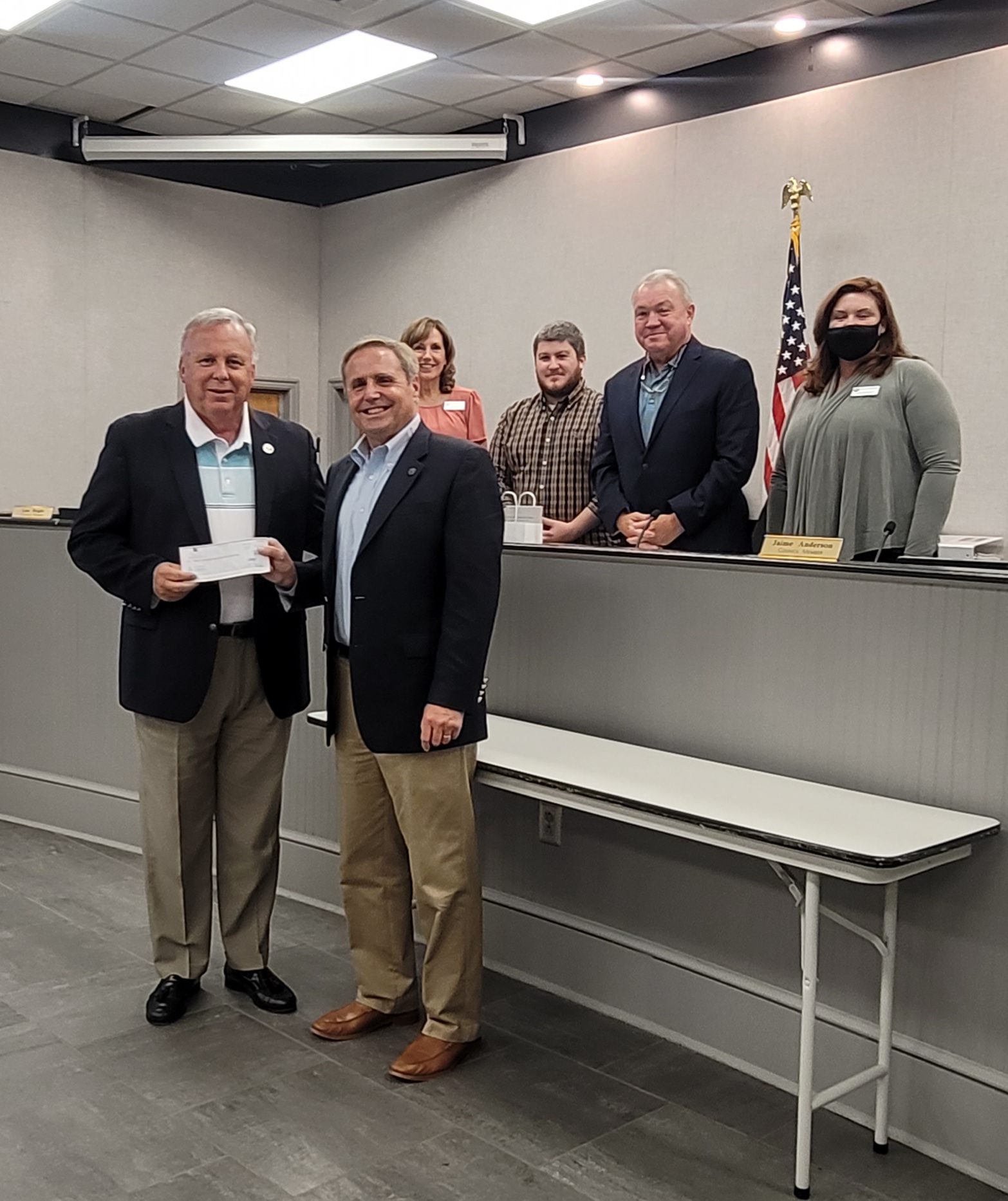 Rep. Danny Garrett presents Trussville with $32K check