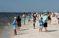 Kids learn to surf fish at Gulf State Park