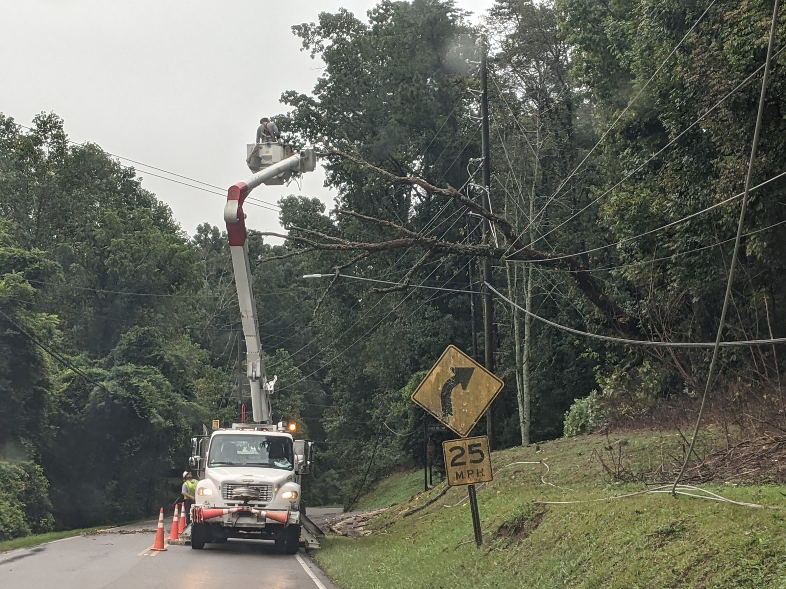 UPDATED: TCS cancels bus service in parts of Trussville due to downed power lines