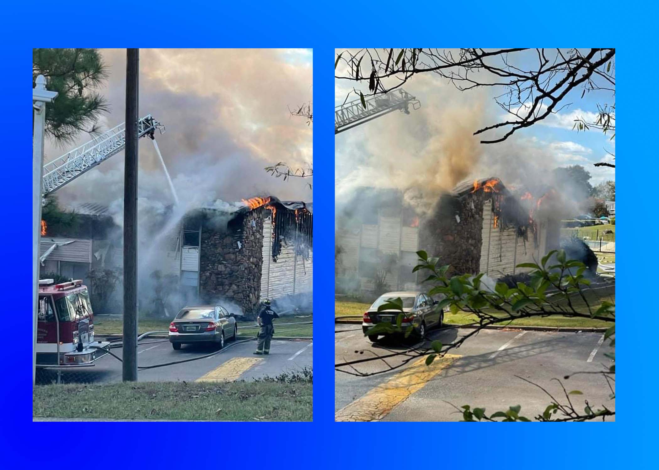 Birmingham Fire and Rescue are battling an apartment fire