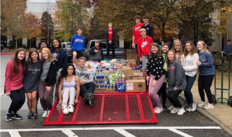 Hewitt-Trussville students' 'Just One Can' drive benefits food bank