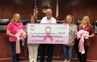 Moody presents check to the Breast Cancer Research Foundation of Alabama
