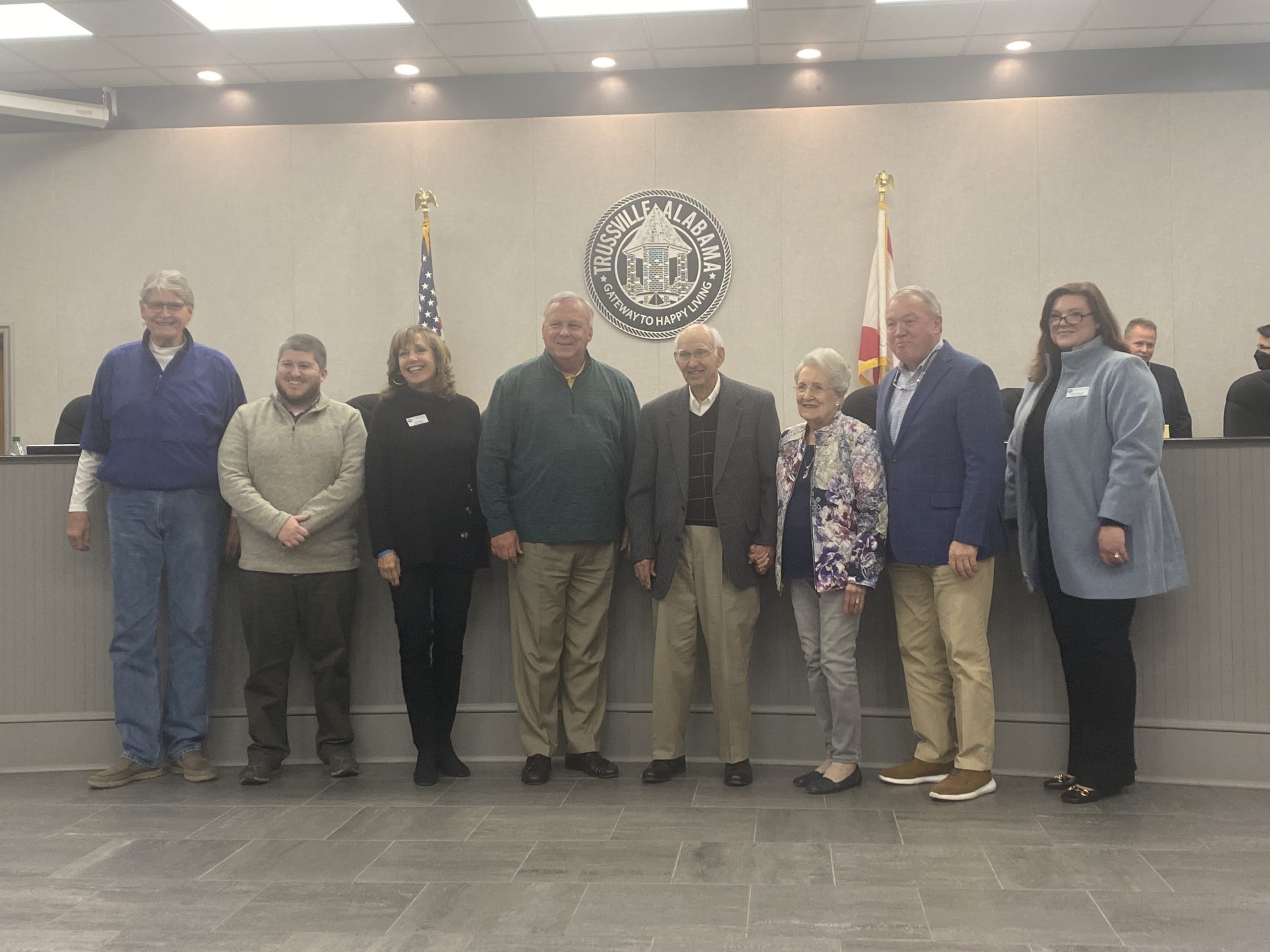 Trussville City Council honors retiring Utilities Board member lifetime of service to his country and community