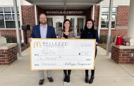 Valluzzo Companies presents grant to Magnolia Elementary special education teacher