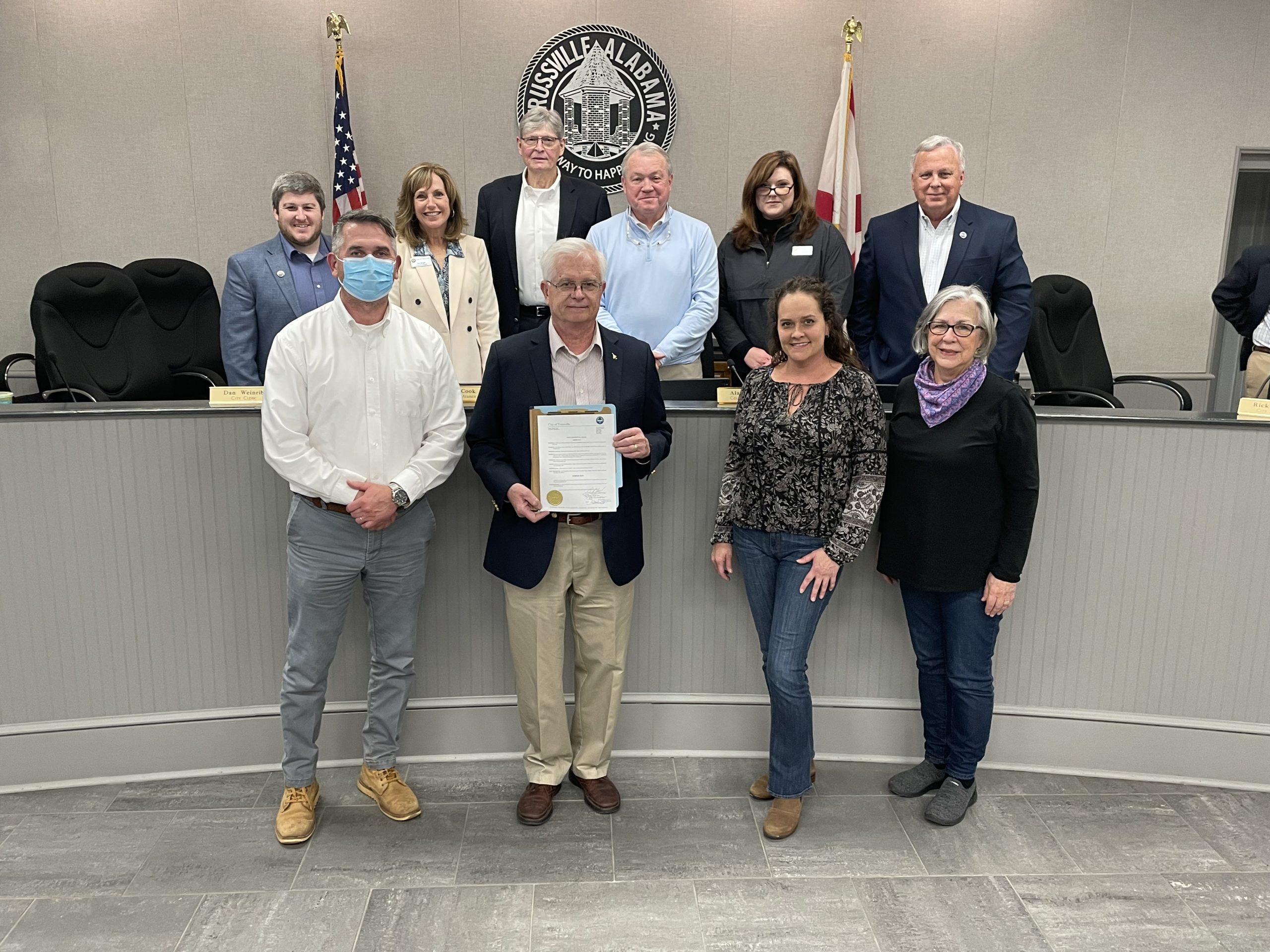 Trussville City Council declares February 26 Arbor Day, approves new app for Trussville