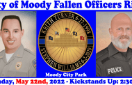 Moody plans third annual Fallen Officers Ride