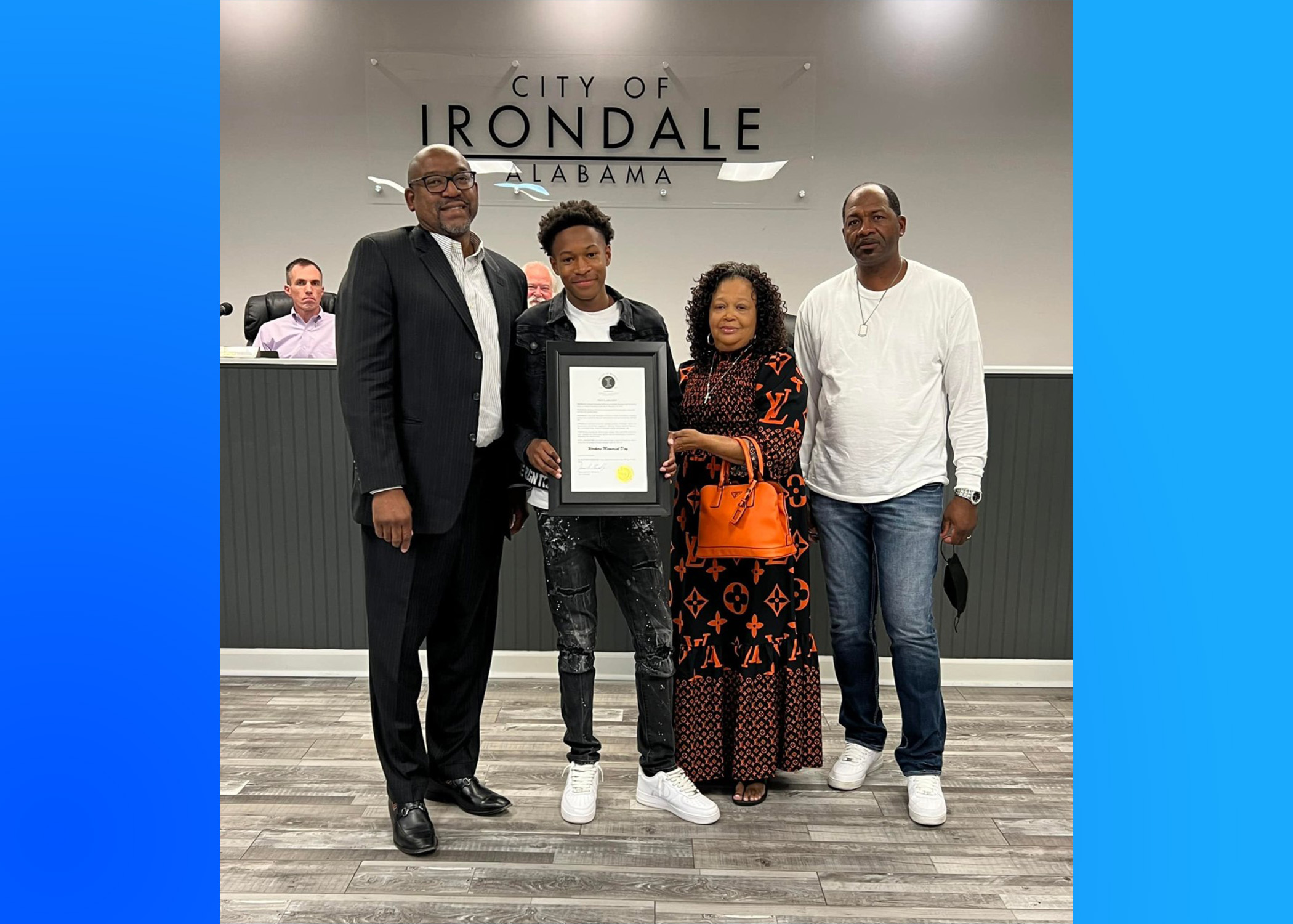 City of Irondale recognizes Workers’ Memorial Day, presents proclamation to resident who lost his life in an industrial accident