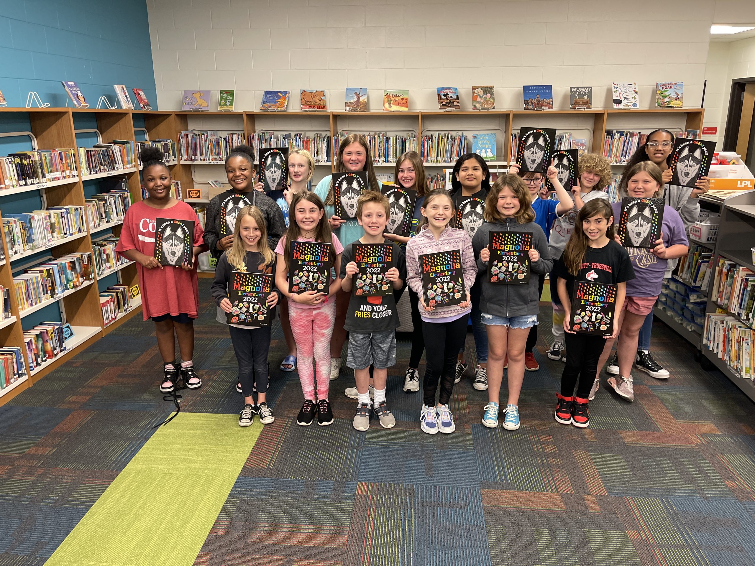 Magnolia ES unveils 2021-2022 yearbook by student-led staff