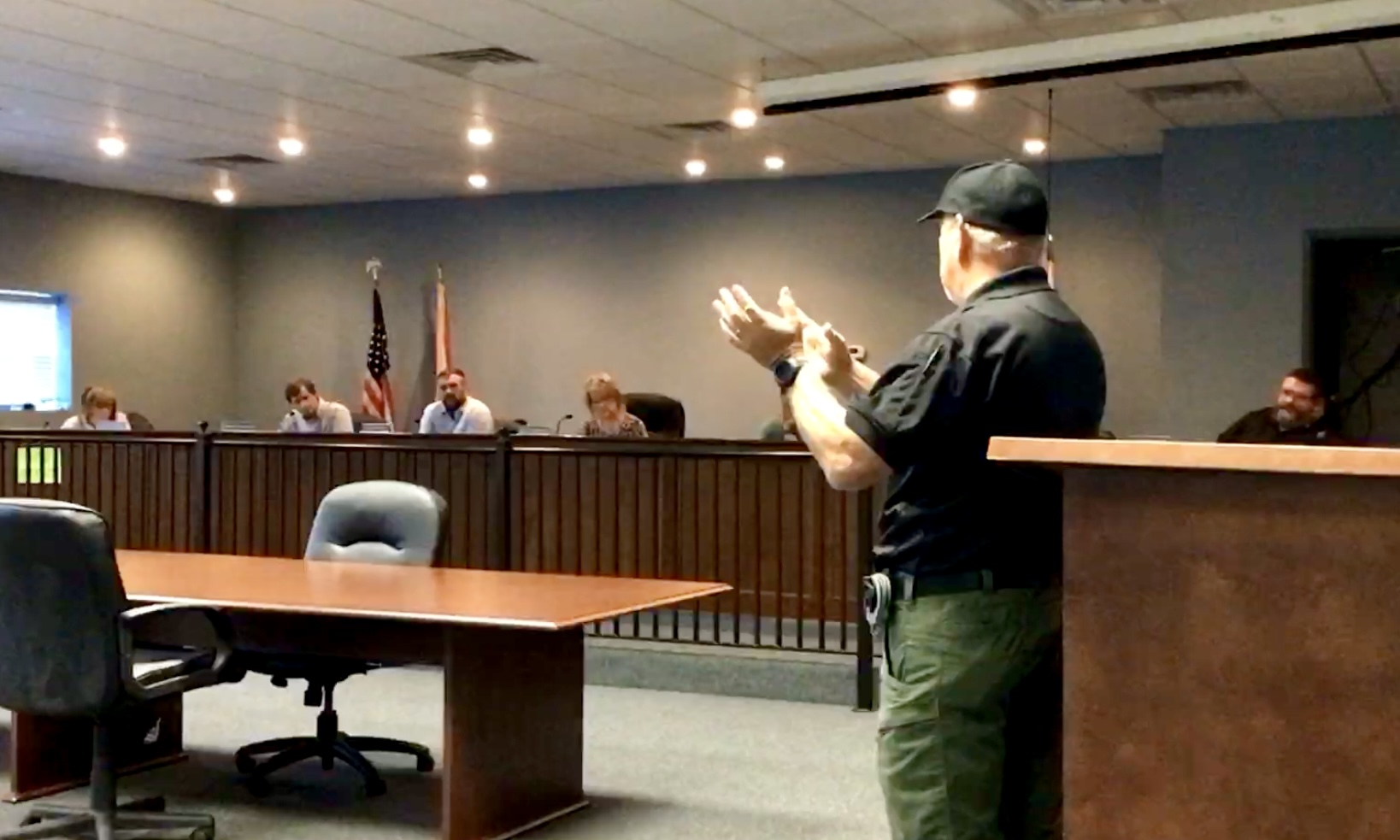Argo Sgt. Como informs city council that felony arrests in Argo are on the rise