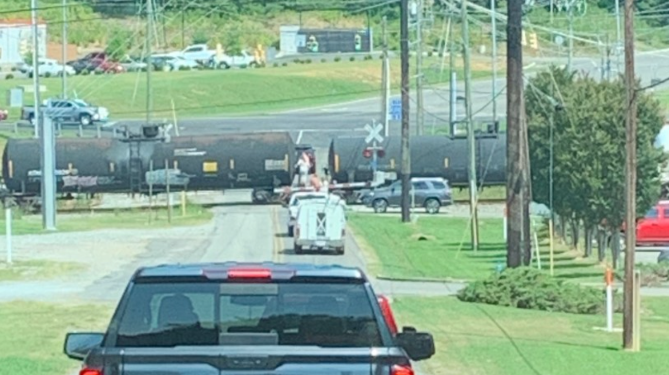 UPDATE: Train blocking crossings to be moved shortly