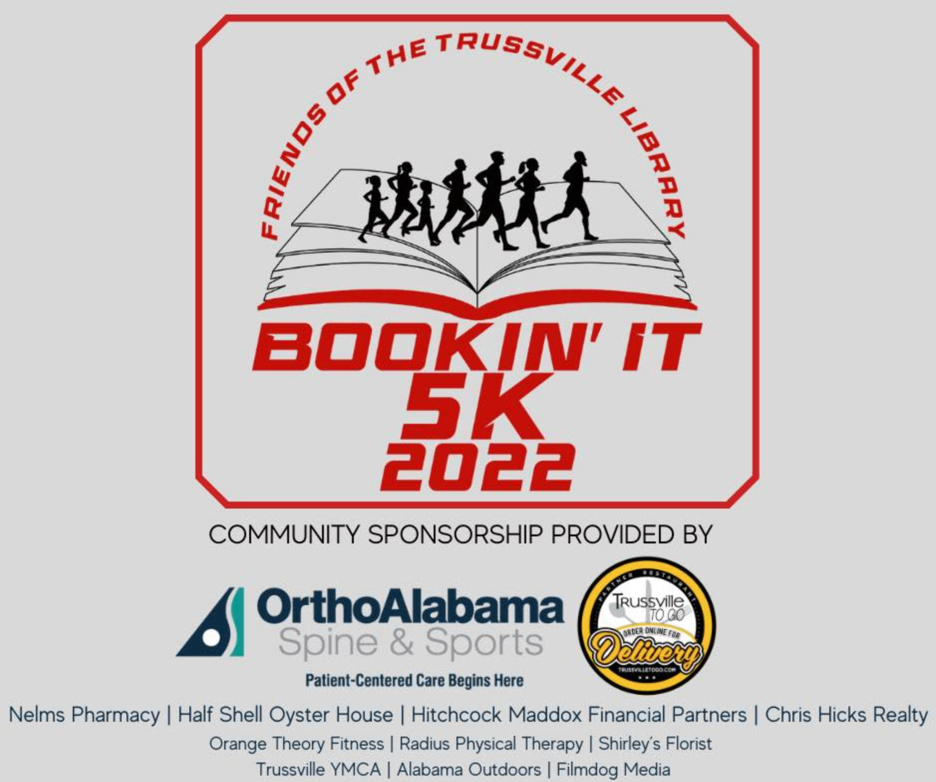 Trussville Public Library announces Bookin' It 5K Race/Walk