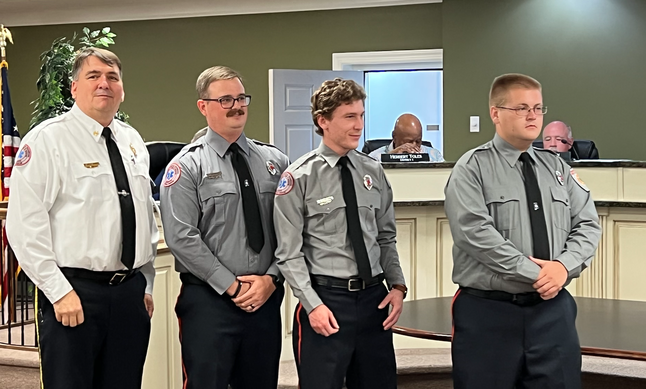 Springville Council honors firefighters for training and career accomplishments