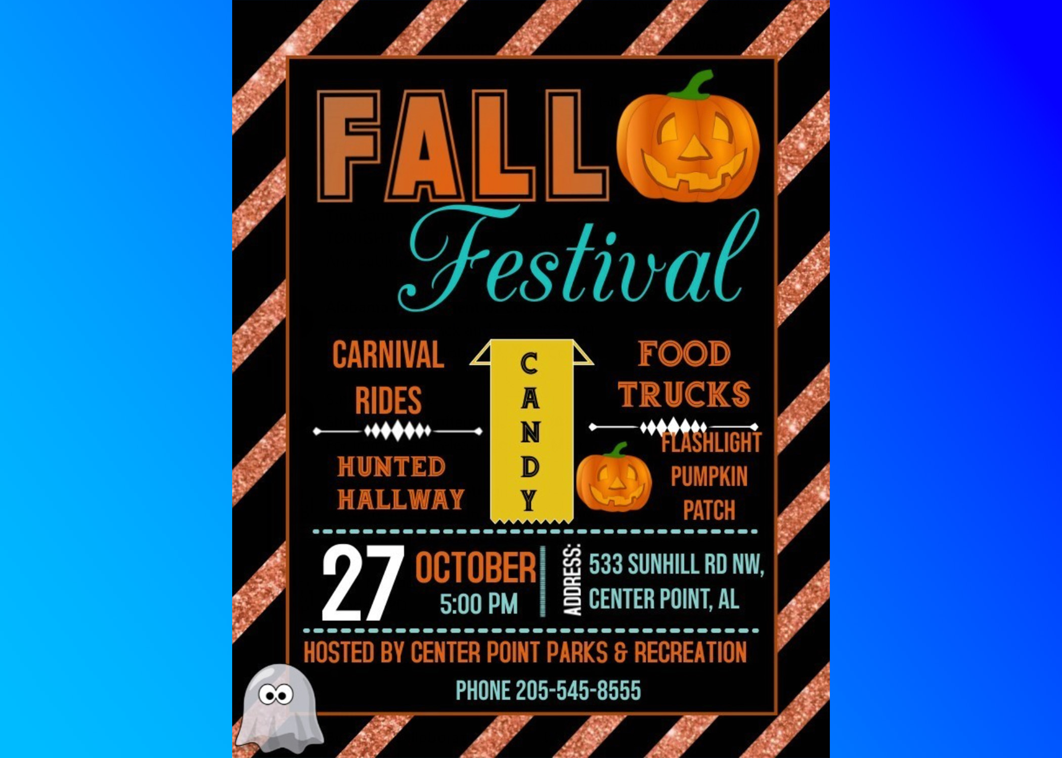 Center Point Parks and Rec's Fall Festival planned for tonight