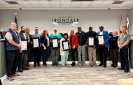 City of Irondale employees present mayor, council with surprise proclamation