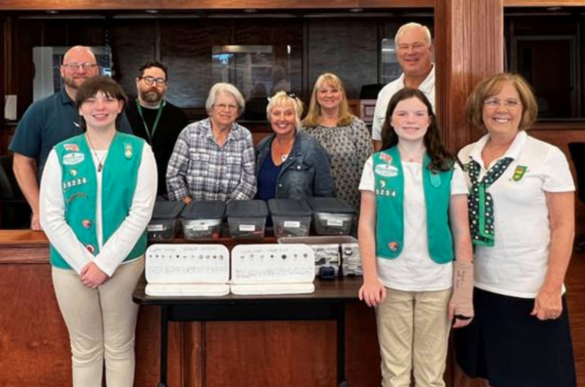 Leeds Girl Scouts Create STEM Project for Leeds Jane Culbreth Library
