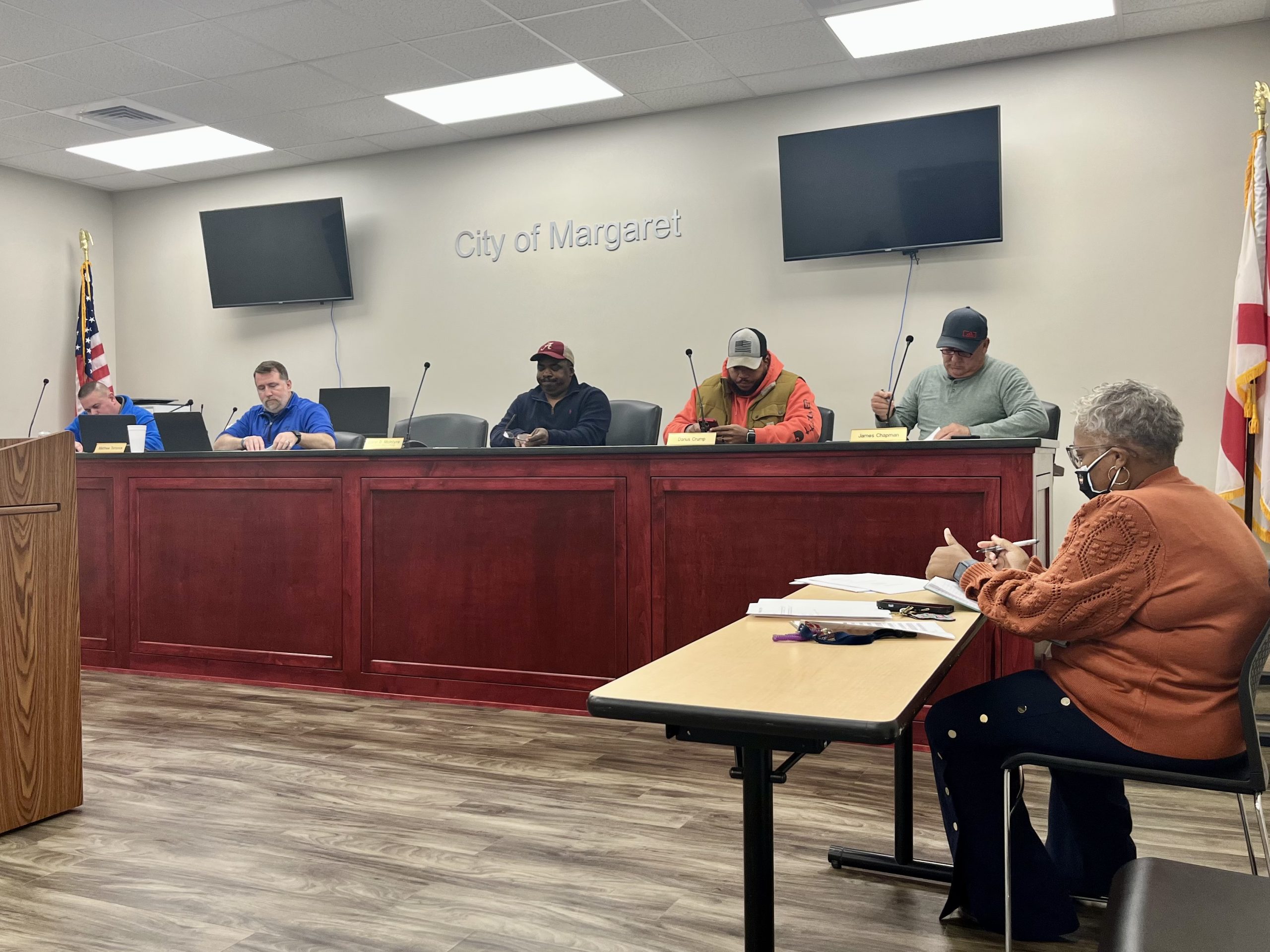 Margaret Council accepts resignation of police chief, holds heated discussion regarding interim chief