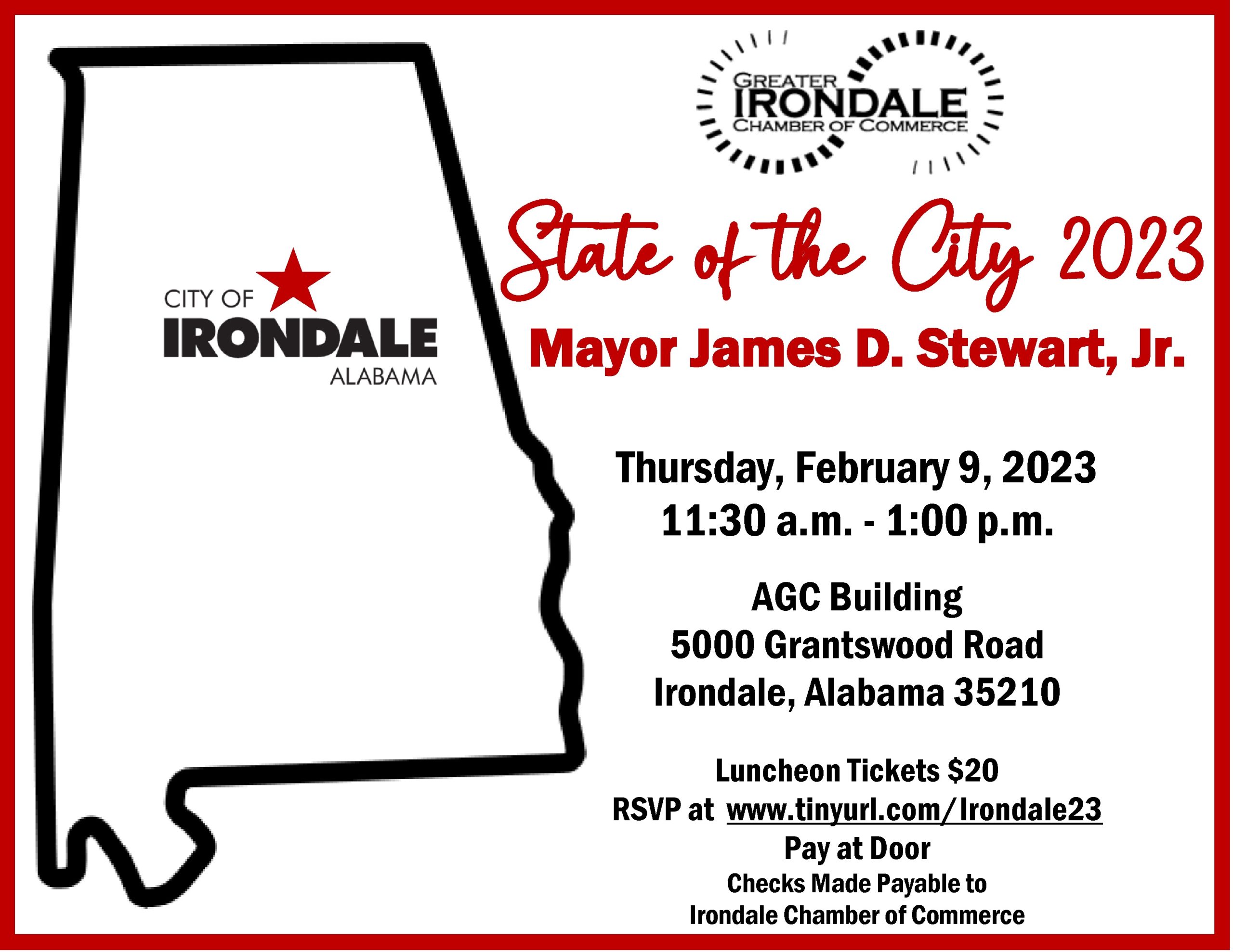 Irondale Mayor Stewart to give State of the City Address