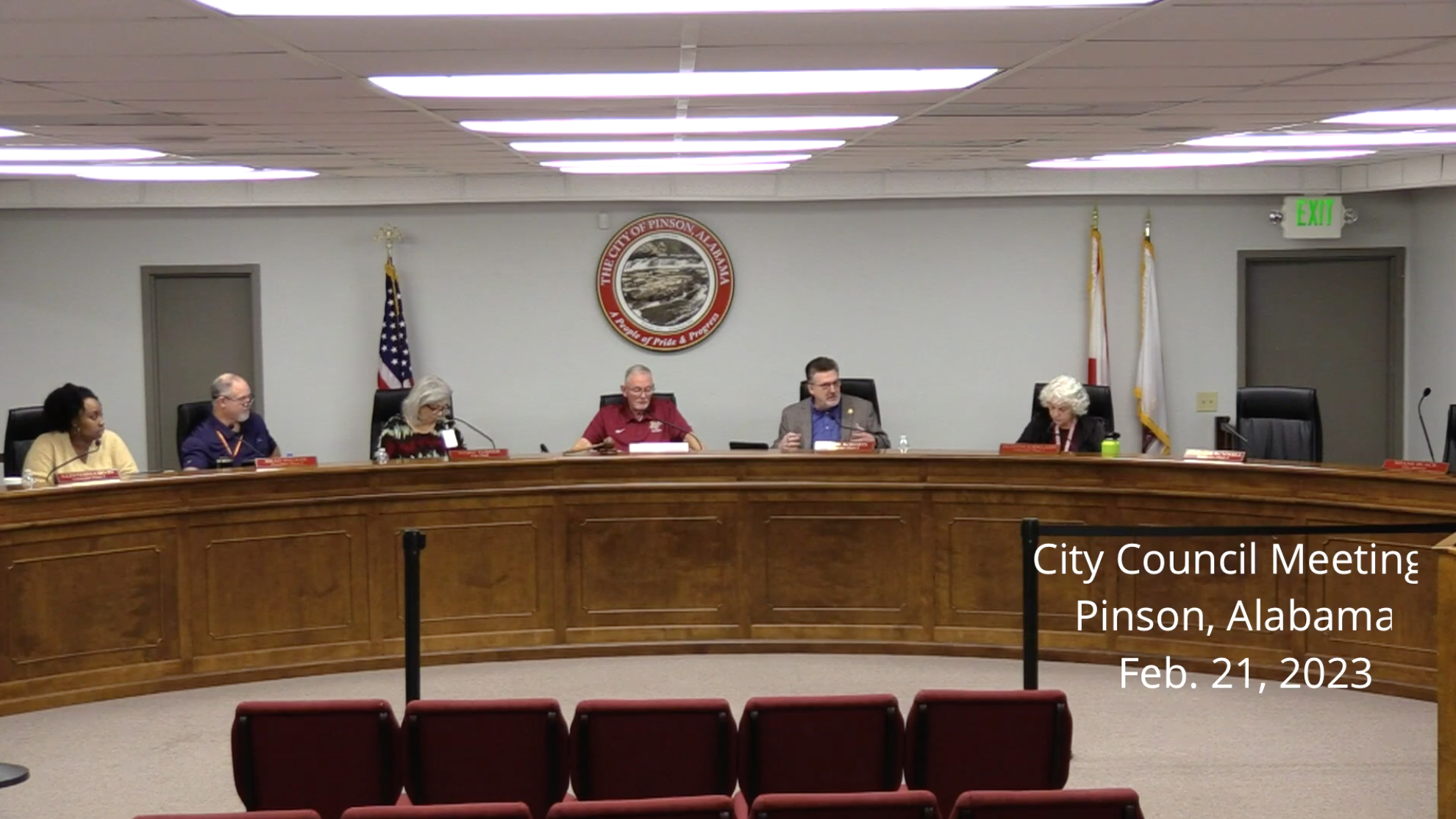 Pinson City Council discusses waste management services, disabled resident at meeting