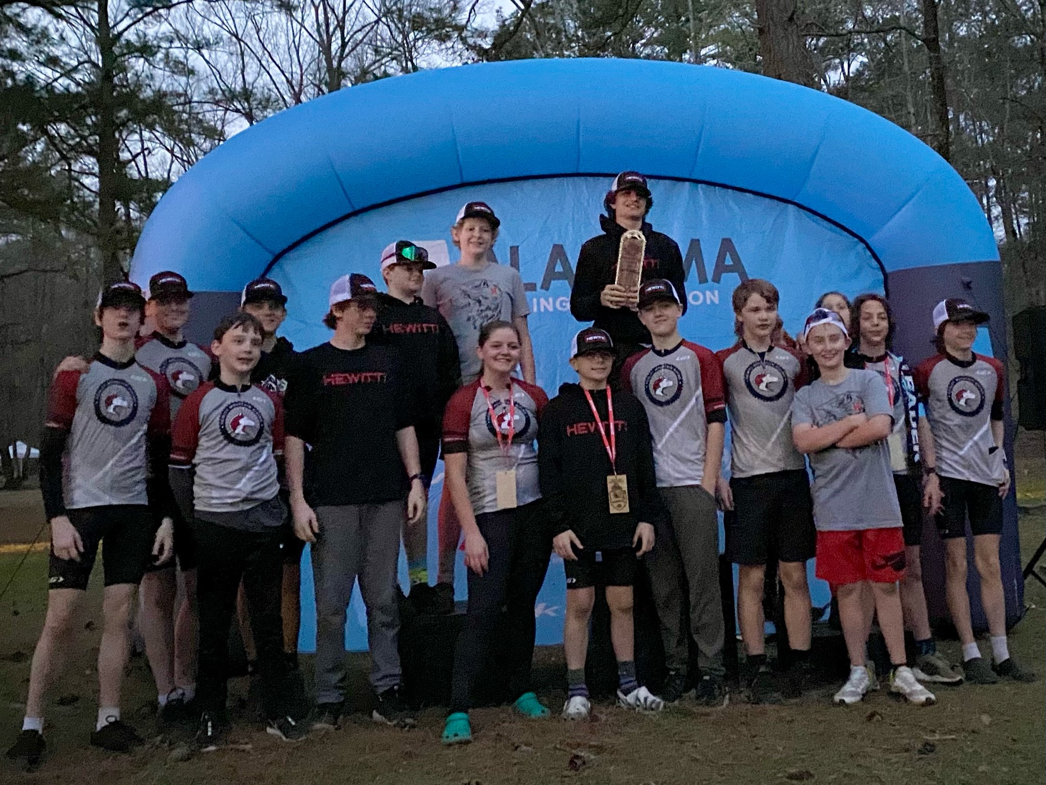 Hewitt-Trussville Mountain Bike team kicks off season with 1st, 2nd place finishes