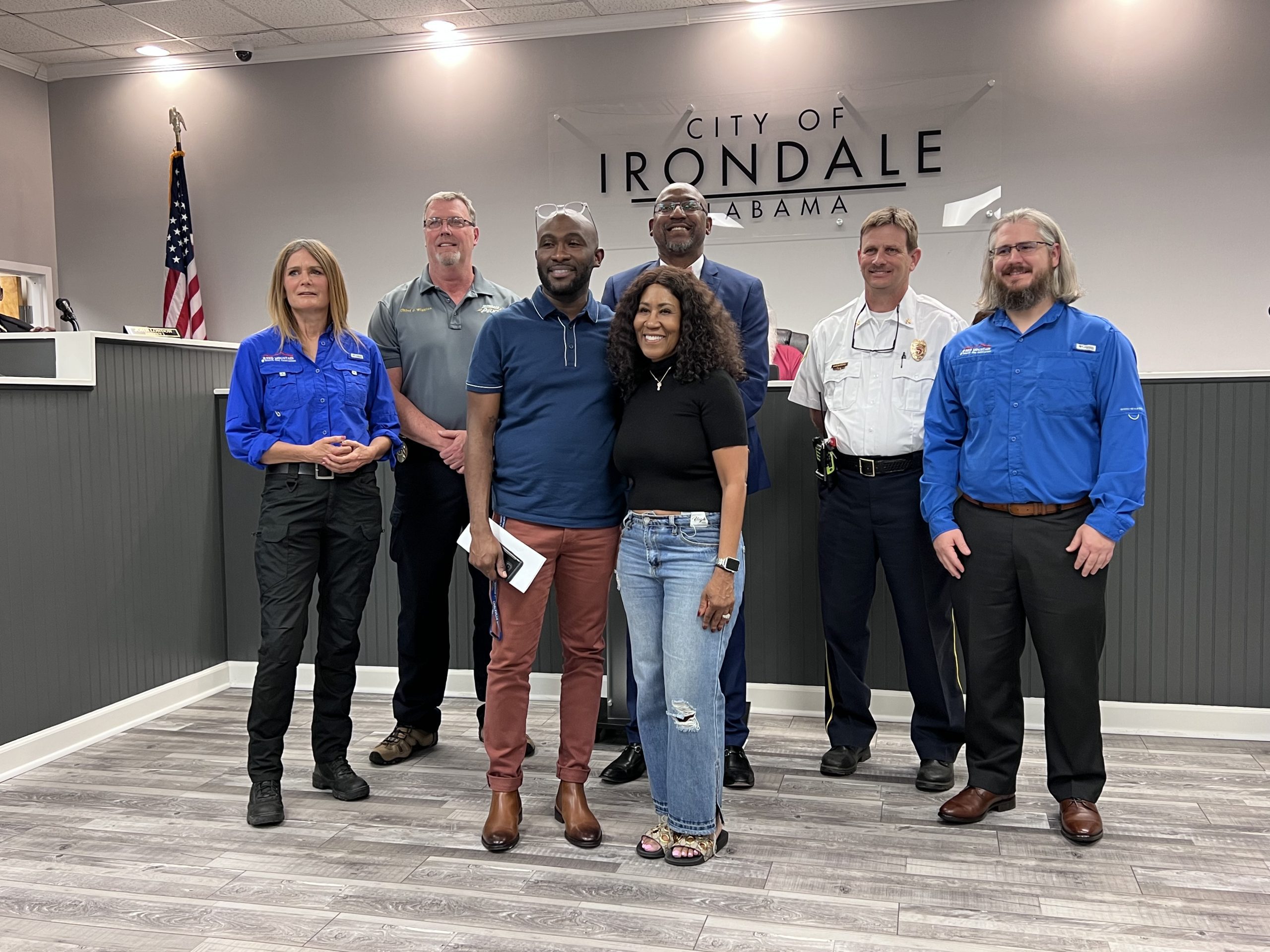 Irondale honors K9 search team after locating missing woman