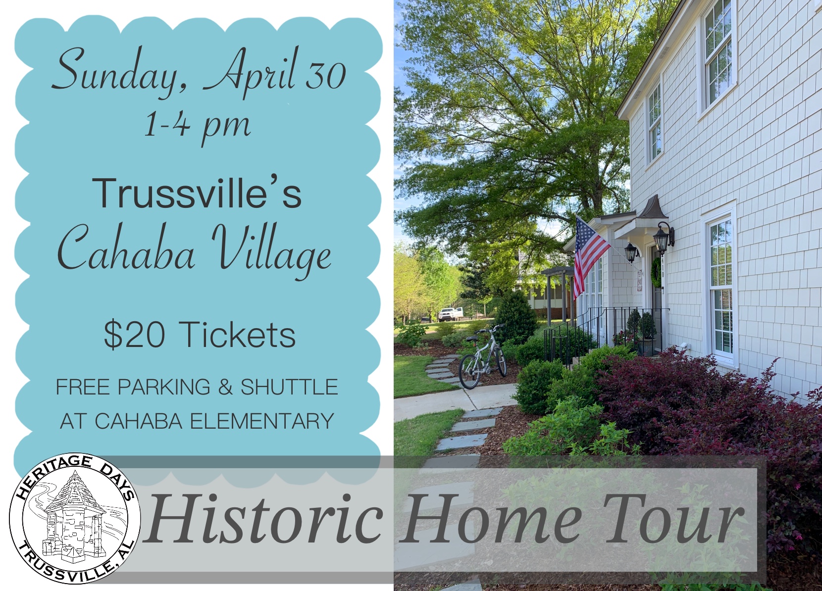 Inaugural Heritage Days planned April 27-30 in Trussville