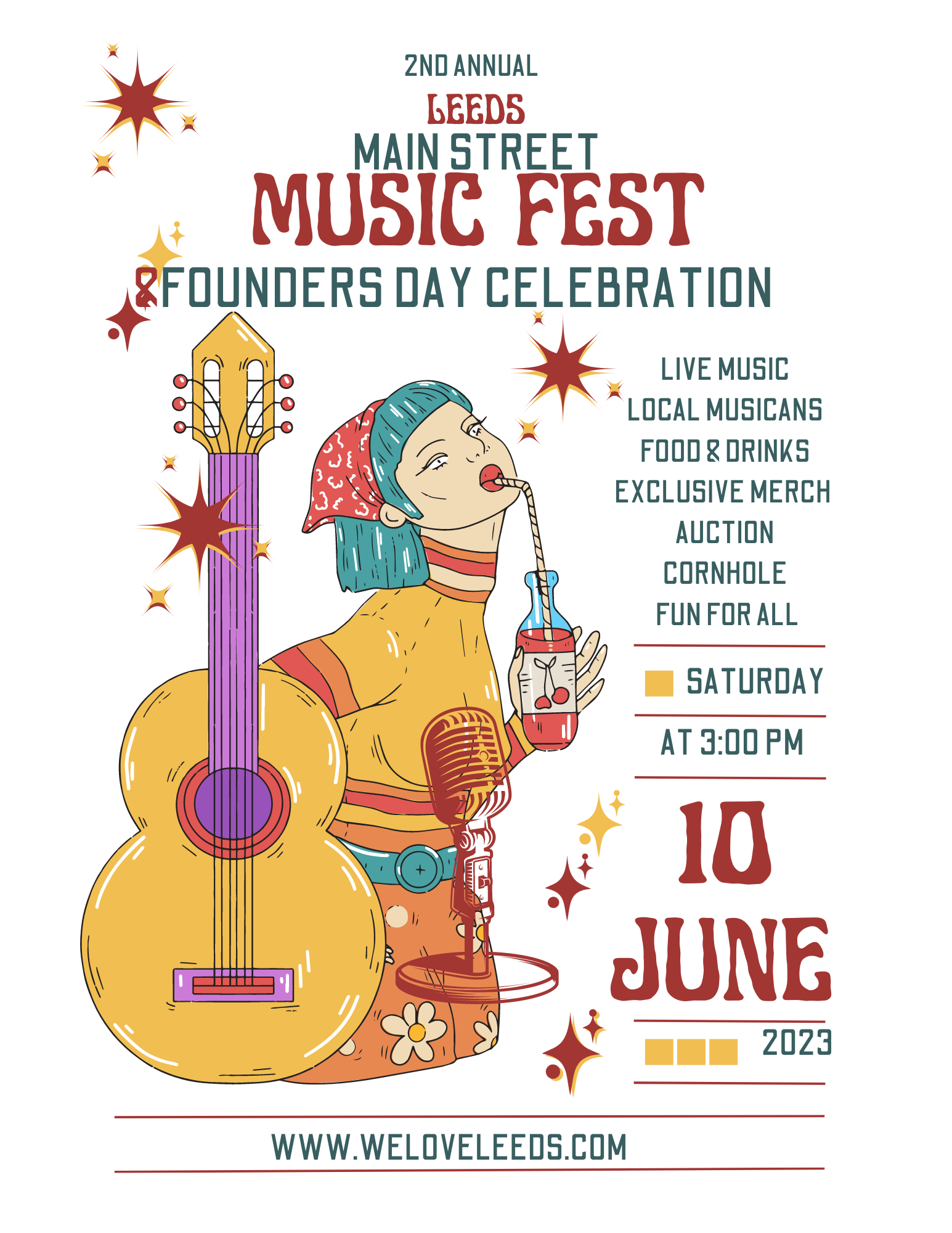 Leeds to hold annual Main Street Music Fest on June 10