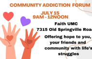 Faith United Methodist Church in Clay to host ‘Community Addiction Forum’ this weekend