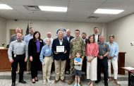ESGR and Veterans Committee surprise Trussville mayor, council with Seven Seals Award