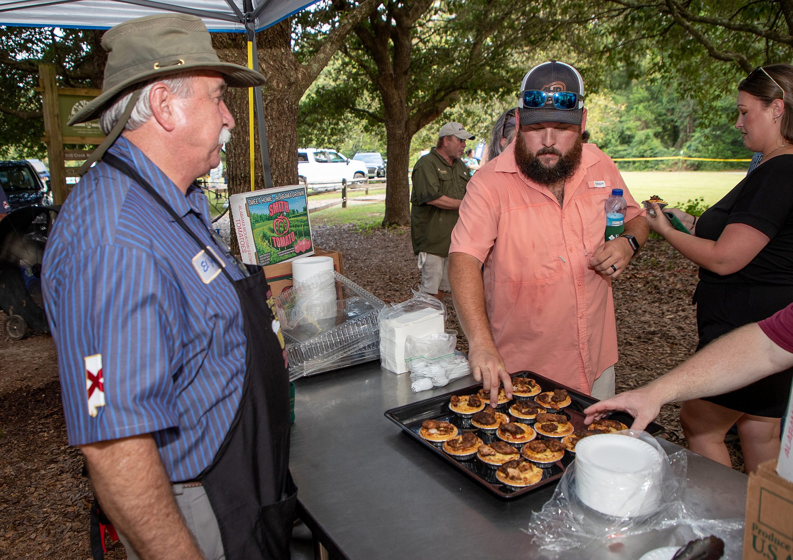 Tomato Pie with Blackened Quail top dish at AWF Wild Game Cook-Off Finals
