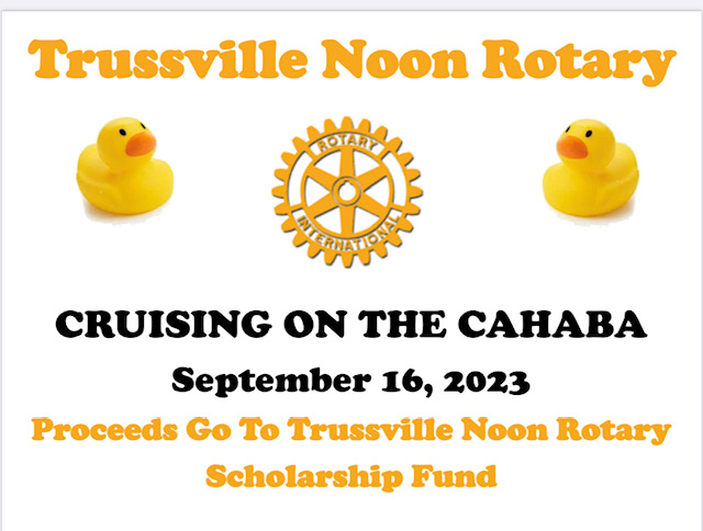 Trussville Noon Rotary presents ‘Cruising on the Cahaba’ duck race