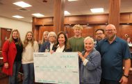 Susan DuBose presents $10,000 to library at council meeting, LHS Band raising money for trip