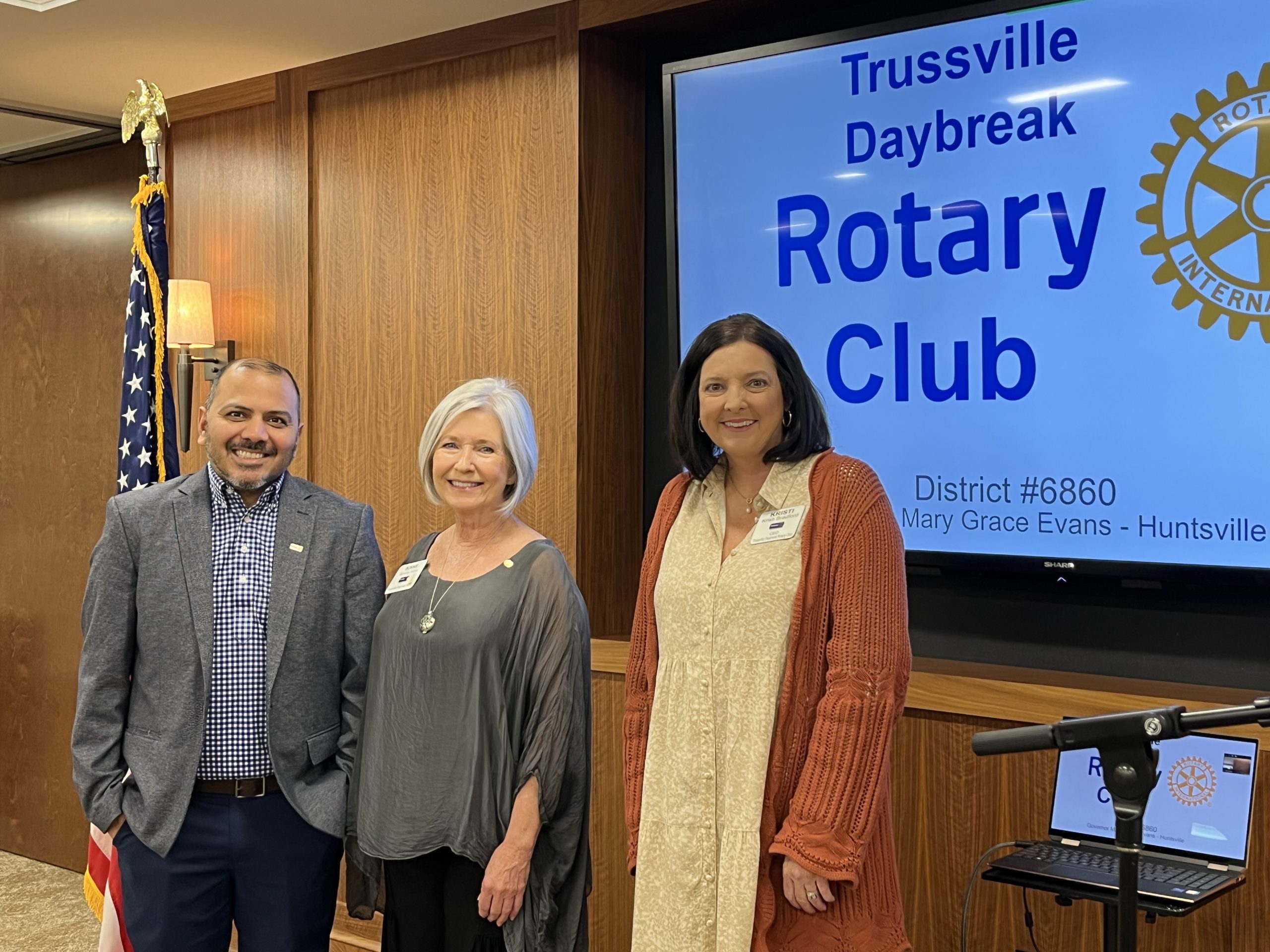 Trussville Rotary Daybreak Club inducts new member