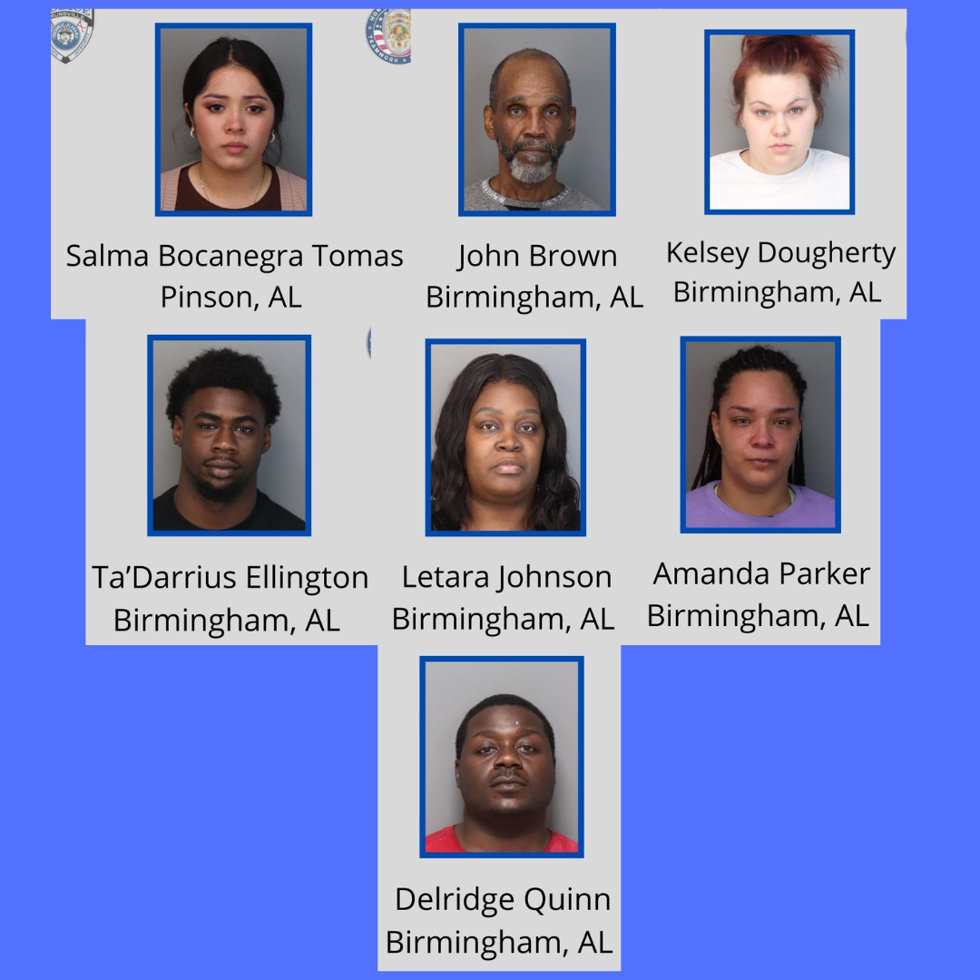 7 people charged with shoplifting in Trussville