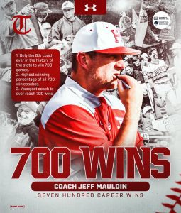 Hewitt-Trussville's Jeff Mauldin collected his 700th win