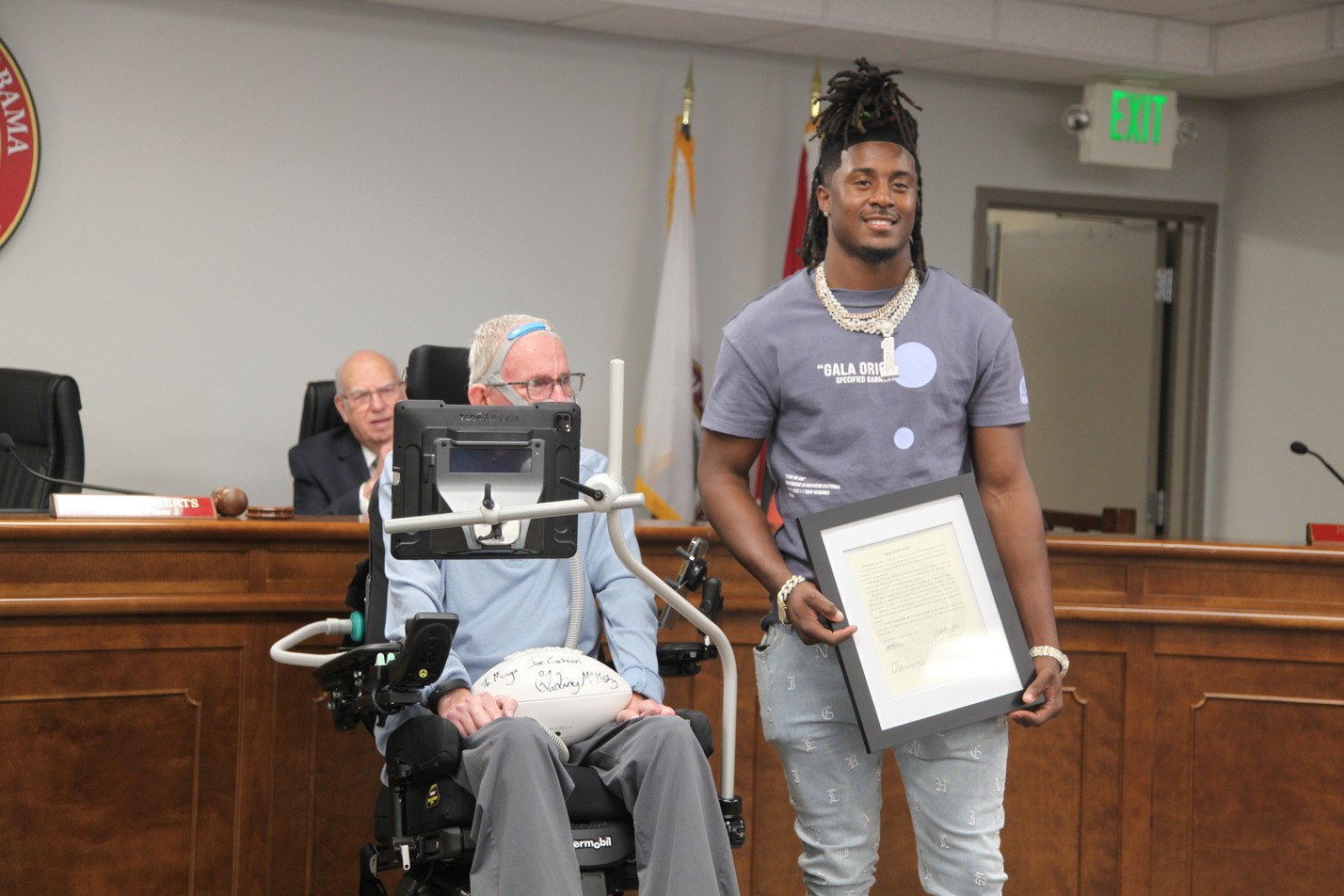 Pinson Council honors Alabama player “Kool-Aid” McKinstry with proclamation, key to the city