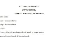 Trussville City Council to discuss budget amendment, honor National Library Week