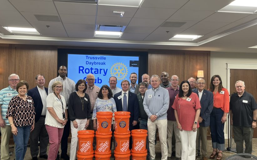 Trussville Rotary donates crisis buckets to local schools