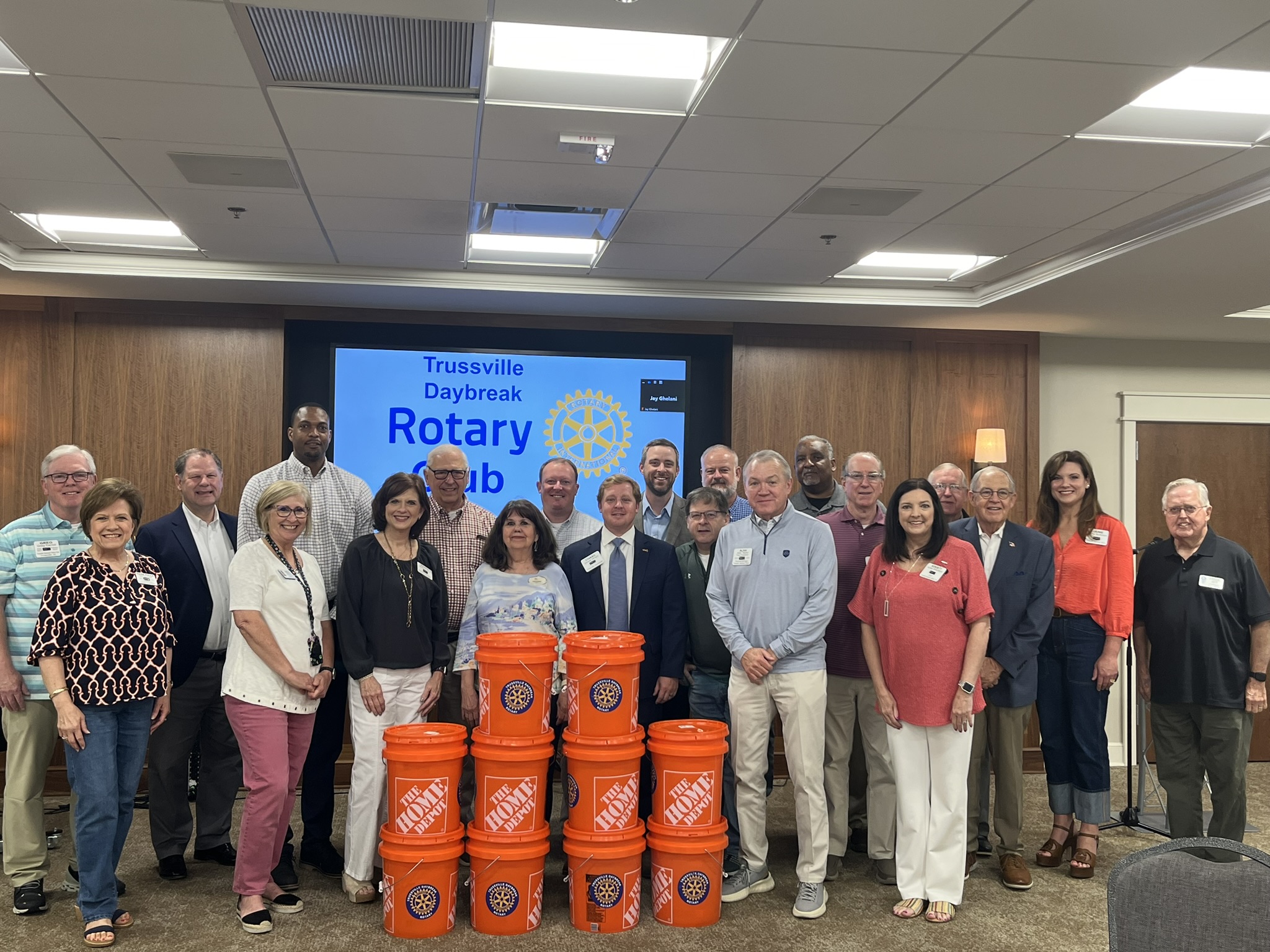 Trussville Rotary donates crisis buckets to local schools